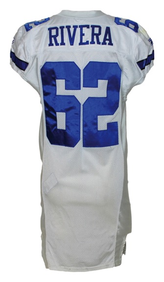 2006 Marco Rivera Dallas Cowboys Game-Used Home Jersey (Team Repairs) (Provagroup) (Cowboys-Steiner LOA)
