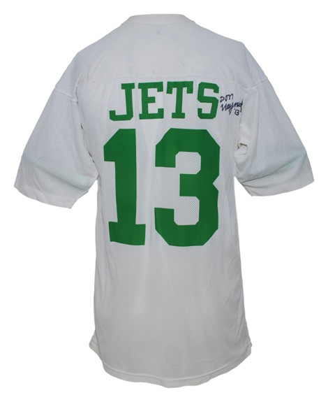 Early 1970’s Don Maynard New York Jets Worn & Autographed Practice Jersey (JSA) 