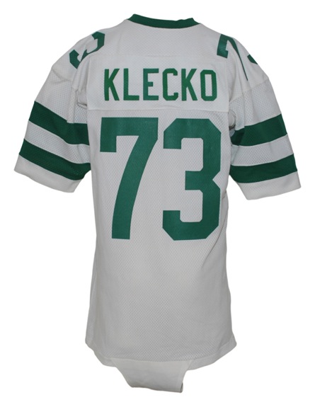 Early 1980s Joe Klecko New York Jets Game-Used Road Jersey & 1988 Joe Klecko Indianapolis Colts Game-Used Home Jersey (2)