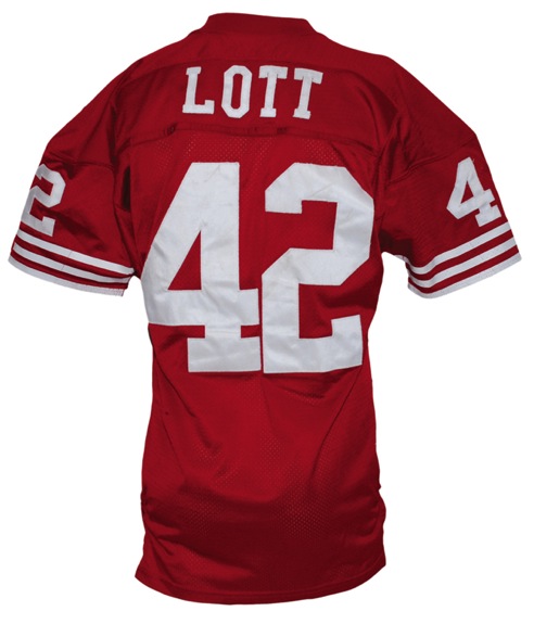1990 Ronnie Lott San Francisco 49ers Game-Used Home Jersey