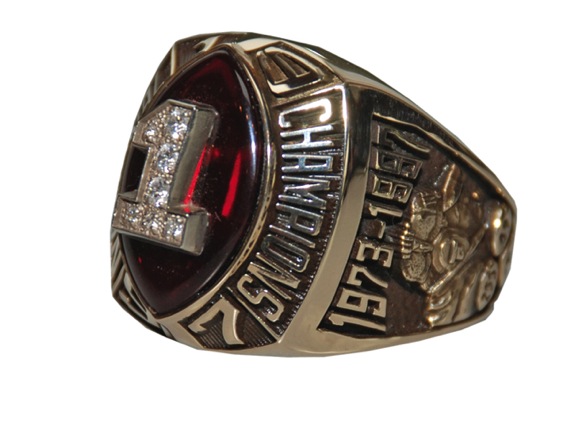 1997 Anderson Nebraska Cornhuskers Players National Championship Ring  