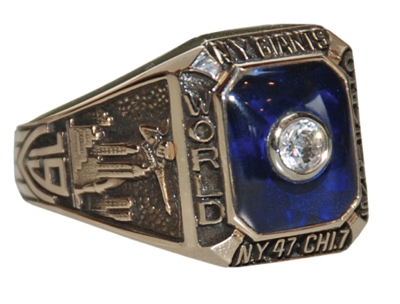 1956 NY Giants World Championship Ring S.S. (Rare)