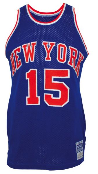 Late 1970s Earl “The Pearl” Monroe New York Knicks Game-Used Road Jersey