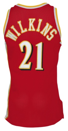 1992-1993 Dominique Wilkins Atlanta Hawks Game-Used Road Jersey