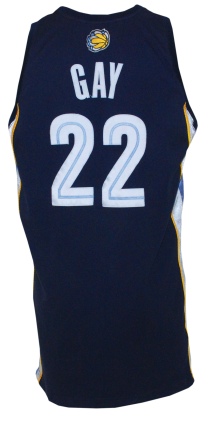 2006-07 Rudy Gay Game-used Grizzlies Road Jersey