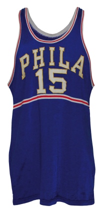 Circa 1950s Tom Gola Philadelphia Warriors Game-Used Road Jersey