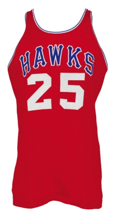 1964-1965 John Tresvant Rookie St. Louis Hawks Game-Used Road Jersey (Rare Style) 