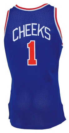 1990-1991 Maurice Cheeks New York Knicks Game-Used Road Jersey 