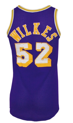 Early 1980s Jamaal Wilkes Los Angeles Lakers Game-Used Road Jersey