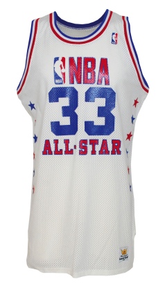 1990 Larry Bird Eastern Conference All-Star Game-Used Uniform (2) 