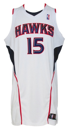2007-2008 Al Horford Rookie Atlanta Hawks Game-Used Home Jersey 