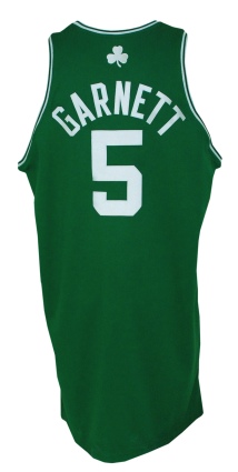 2007-2008 Kevin Garnett Boston Celtics Game-Used Road Jersey (Championship Season) (Additional LOA) 