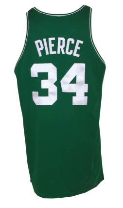 1998-1999 Paul Pierce Rookie Boston Celtics Game-Used Road Jersey 