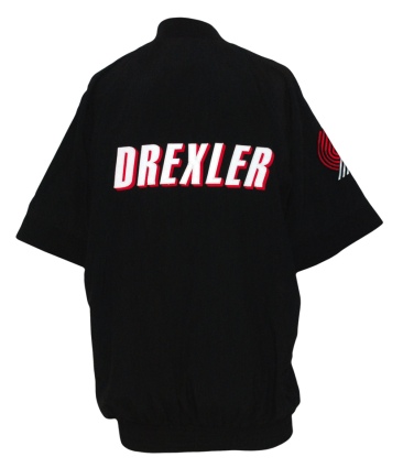1991-1992 Clyde Drexler Portland Trailblazers Worn Warm-Up Jacket & Pants (2)
