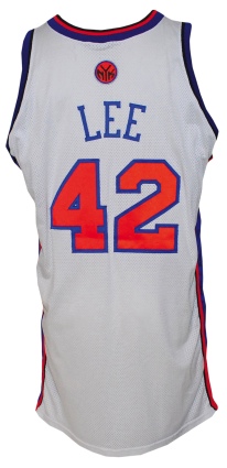 2005-2006 David Lee Rookie New York Knicks Game-Used Home Jersey 