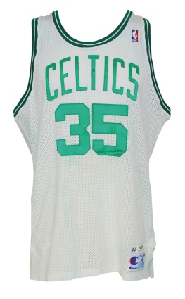 1990-1991 Reggie Lewis Boston Celtics Game-Used Home Uniform (2)