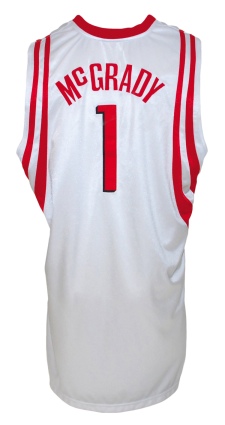 2006-2007 Tracy McGrady Houston Rockets Game-Used Home Jersey