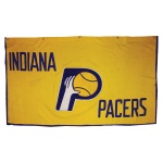 Indiana Pacers 4 x 6 ABA banner hung in Market Square Arena 