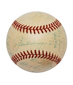 1949 New York Yankees Team Signed Baseball (JSA)