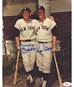 Mickey Mantle and Roger Maris Autographed 8" x 10" Photo (JSA)