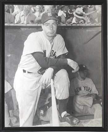 Original Yankee Stadium Photos of Joe DiMaggio & Yogi Berra (Ex-Clete Boyer) (2)