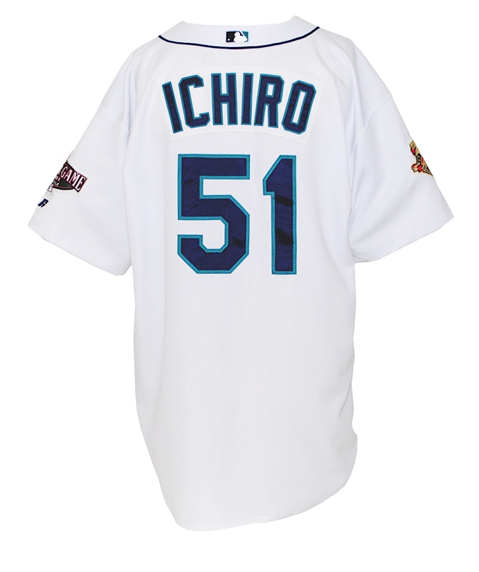 ichiro game used jersey
