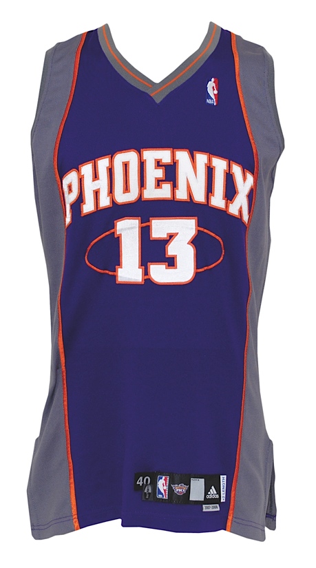 Lot Detail - 2007-08 Steve Nash Phoenix Suns Game-Used Road