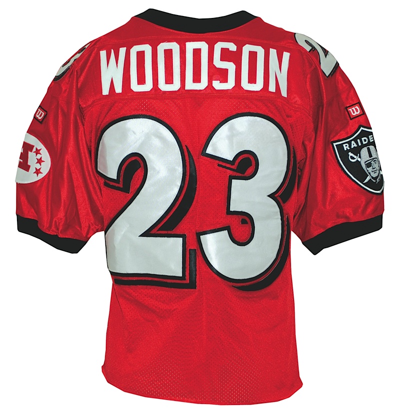 Charles Woodson AFC Game-Used Pro Bowl 