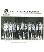 1970-71 Virginia Squires ABA Team Autographed Photo (JSA)