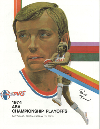1974 Utah Stars ABA Championship Playoffs Program