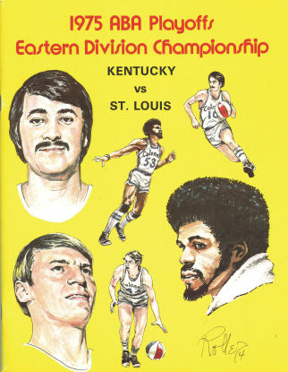 1975 ABA Eastern Division Championship Program - Kentucky vs. St. Louis