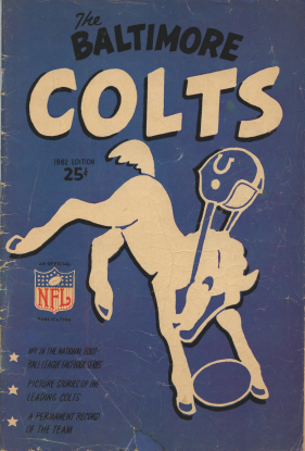 Lot of 1948-64 Vintage Baltimore Colts Programs (25)