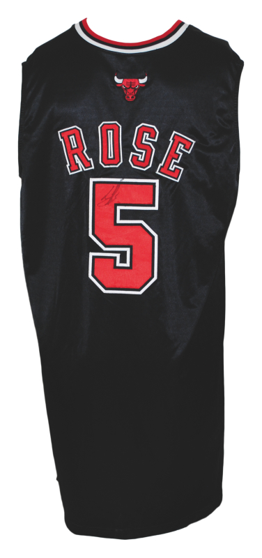 2002-04 Chicago Bulls Rose 5 Road Jersey