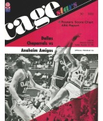 Lot of 1967-68 First Year Dallas Chaparrals ABA Programs (5)