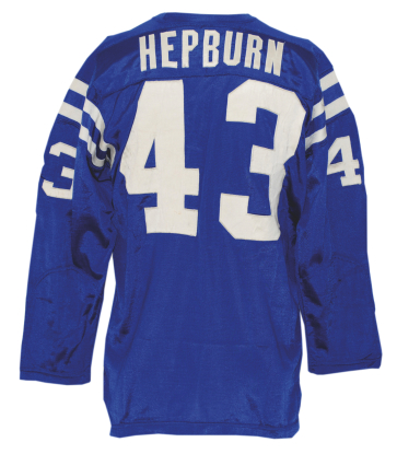 1971-1972 Lonnie Hepburn Baltimore Colts Game-Used Home Jersey