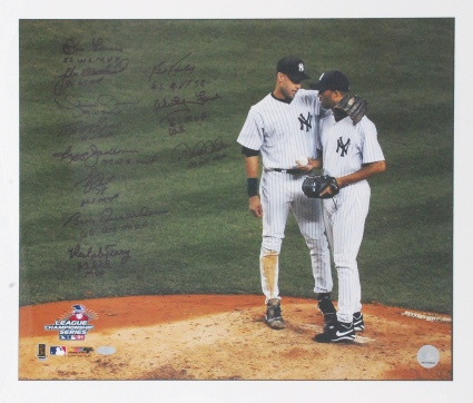 Framed NY Yankees World Series MVP Autographed Photo (JSA)