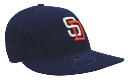5/14/1999 Tony Gwynn San Diego Padres Game-Used and Autographed Cap (Hit #2971) (Gwynn LOA) (JSA)