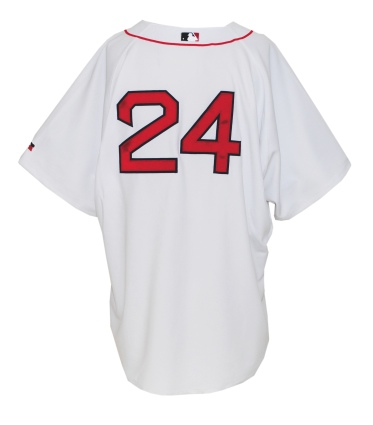 2004 Manny Ramirez Boston Red Sox Game-Used & Autographed Home Jersey (Championship Season) (JSA)