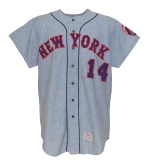 1971 Gil Hodges NY Mets Managers Worn Road Flannel Uniform (2)