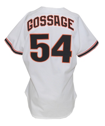 1989 Rich "Goose" Gossage San Francisco Giants Game-Used & Autographed Home Jersey (JSA)