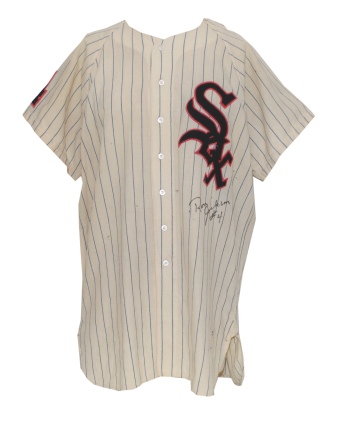 1958 Ron Jackson Chicago White Sox Game-Used & Autographed Home Flannel Jersey (JSA)