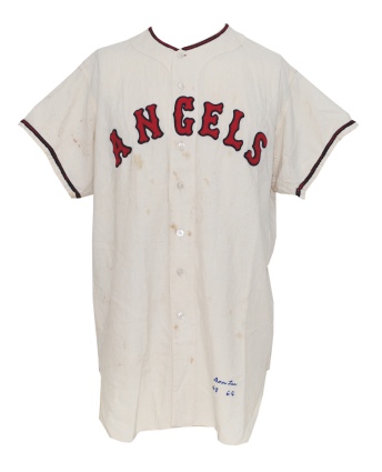 1964 Don Lee Los Angeles Angels Game-Used Home Flannel Jersey