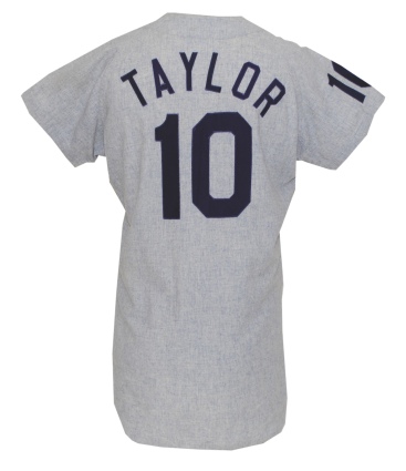 1971 Tony Taylor Detroit Tigers Game-Used & Autographed Road Flannel Jersey (JSA)