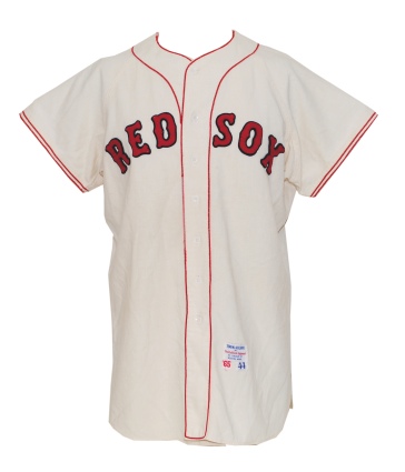 1965 Jay Ritchie Boston Red Sox Game-Used Home Flannel Jersey (Bat Boy Letter)