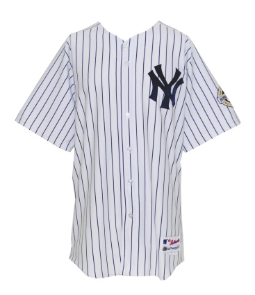 2009 Andy Pettitte NY Yankees Game-Used Home Jersey (Championship Season) (Yankees-Steiner LOA)