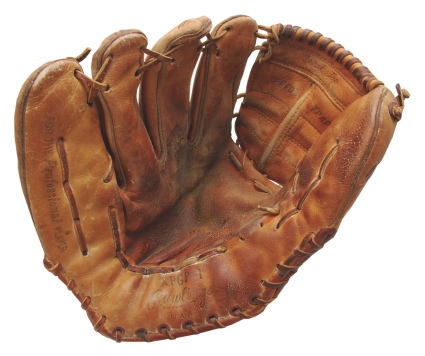 1969 Jack DiLauro NY Mets Game-Used Glove (Championship Season) (DiLauro Letter) (Eskin-PSA/DNA LOA)
