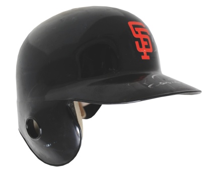 1993 Barry Bonds SF Giants Game-Used & Autographed Helmet (JSA) (Bonds COA)