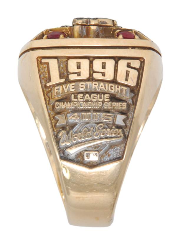 1996 Atlanta Braves N.L. Championship Ring