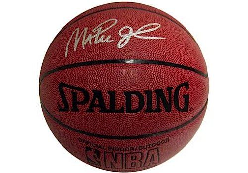 Magic Johnson Autographed I/O Basketball (Steiner COA)