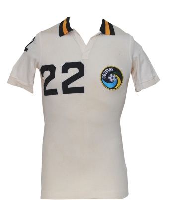 1980 Don Ebert NY Cosmos Game-Used Home Jersey (Trautwig LOA)